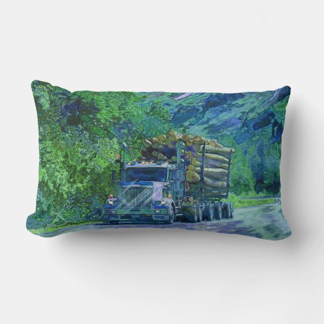 Cojín Lumbar Camión de tala de camiones Camión Transporte pesad (Anverso)