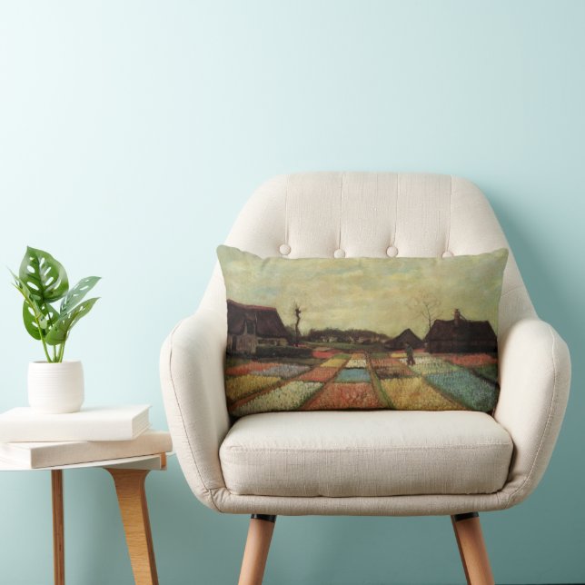Cojín Lumbar Campos de Bulbos de Vincent van Gogh (Silla)