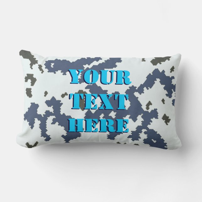 Cojín Lumbar Camuflaje de invierno (Anverso)