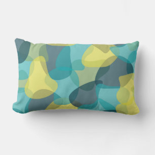 Cojín Lumbar Camuflaje, moderno, fresco, moderno, geométrico ur