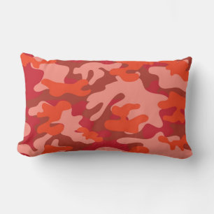Cojín Lumbar Camuflaje Rojo