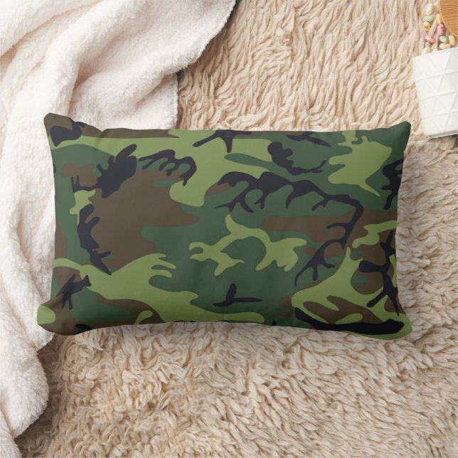 Cojín Lumbar Camuflaje verde militar (Manta)