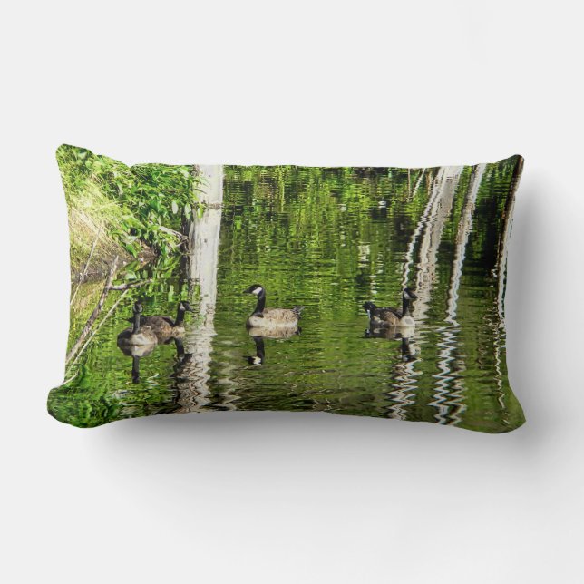 Cojín Lumbar (Canadá) Verde ganso (Anverso)