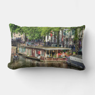 Cojín Lumbar Canal Houseboat, Sights of Amsterdam