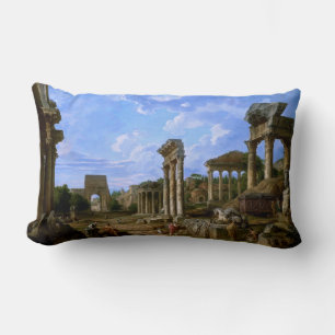 Cojín Lumbar Capriccio del Foro Romano de Giovanni Pannini