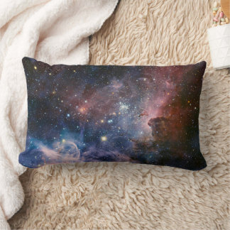 Cojín Lumbar Carina Nebulosa Rojo y Azul Telescopio Hubble