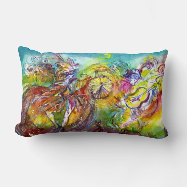 Cojín Lumbar CARNAVAL ITALIANO / Danza, música, teatro (Anverso)