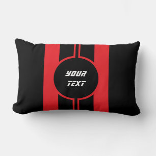 Cojín Lumbar Carreras Red Doble Rayas Personalizado Deportivo