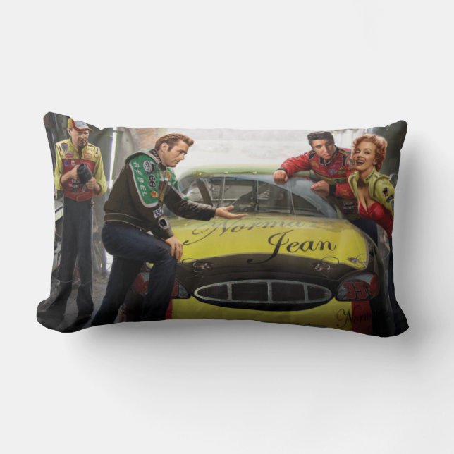 Cojín Lumbar Carretera eterno (Anverso)