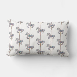 Cojín Lumbar Carrusel Horse Lumbar Pillow 13" x 21"