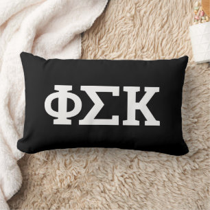 Cojín Lumbar Cartas de Phi Sigma Kappa