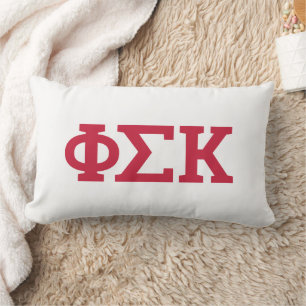 Cojín Lumbar Cartas de Phi Sigma Kappa