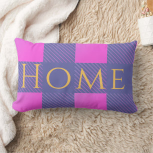 Cojín Lumbar Casa Colorido de búfalo