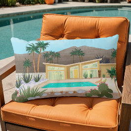 Cojín Lumbar Casa de la piscina Palm Springs Modern de Medid Ce