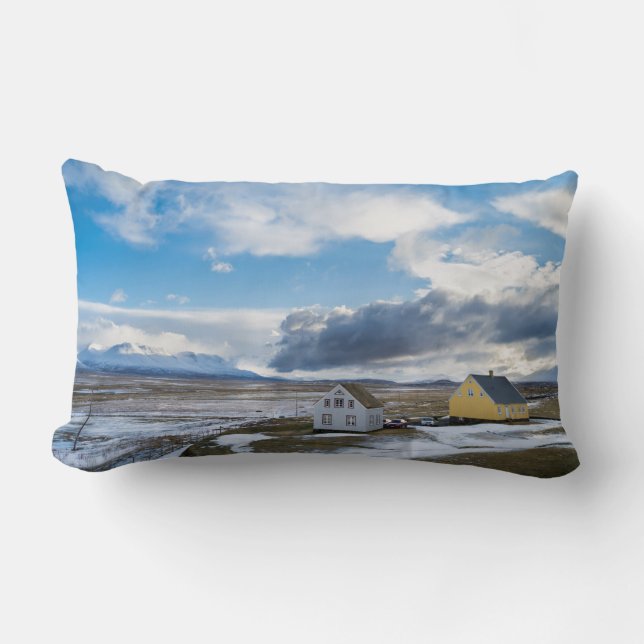 Cojín Lumbar Casas Contemporáneas (Anverso)