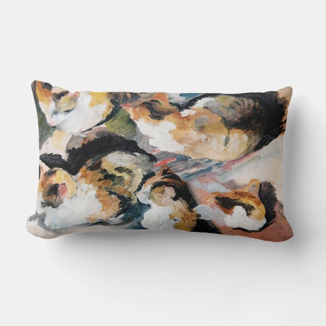 Cojín Lumbar Cat. August Macke (Anverso)