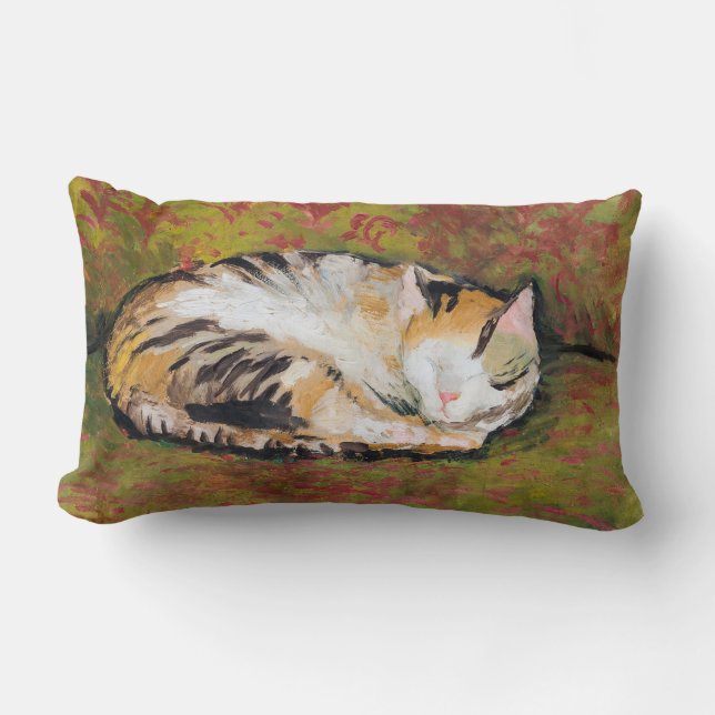 Cojín Lumbar Cat, August Macke Lumbar Pillow (Anverso)