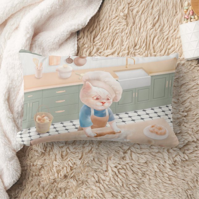 Cojín Lumbar Cat Baker Baby - Acogedor Kneading (Manta)