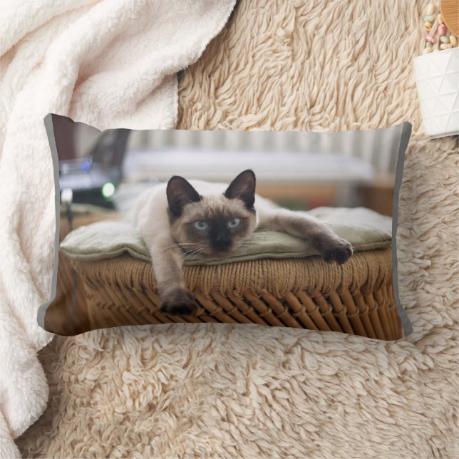 COJÍN LUMBAR CAT CUDDLE SIAMESE PILLOWS (Manta)