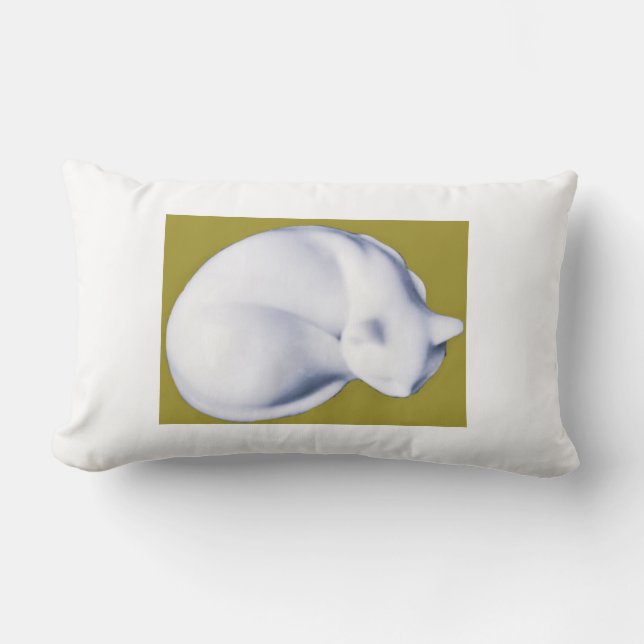 Cojín Lumbar Cat In Repose-II (Anverso)