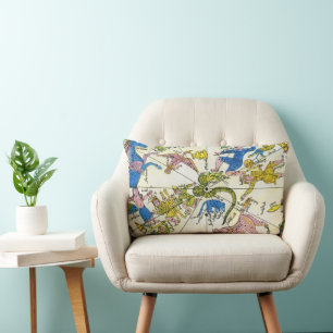 Cojín Lumbar Celeste Antiguo, Esfera Árabe, Constelaciones