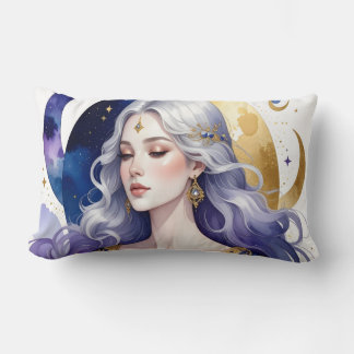 Cojín Lumbar Celestial Divine Feminine Spiritual Coffee Cup