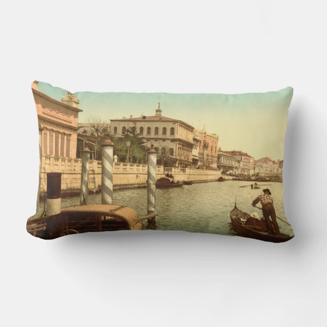 Cojín Lumbar Cerca de St Mark, Venecia, Italia (Anverso)