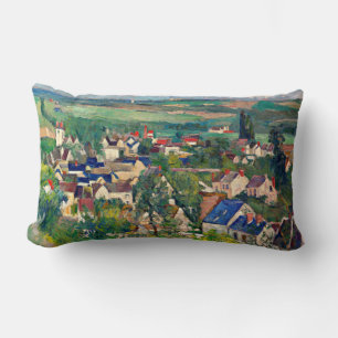 Cojín Lumbar Cezanne - Auvers, Vista Panorámica,