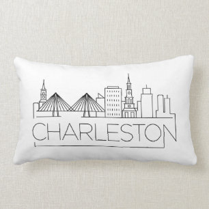 Cojín Lumbar Charleston, SC Skyline Lumbar Pillow