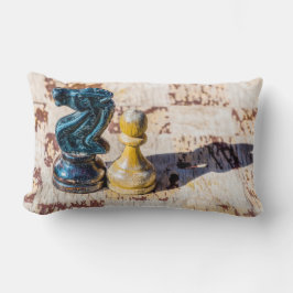 Cojín Lumbar Chess Pawn y Knight - Veteranos