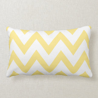 Cojín Lumbar Chevron amarillo pastel
