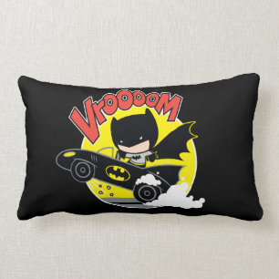 Cojín Lumbar Chibi Batman In The Batmobile