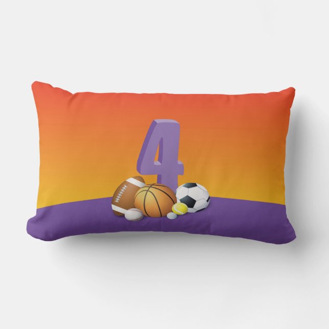 Cojín Lumbar Chica 4.º Balls Deportiva (Anverso)