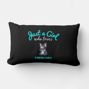 Cojín Lumbar Chicas de Bulldog franceses niños regalo de Bulldo