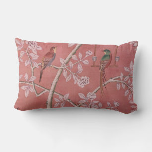 Cojín Lumbar Chinoiserie rosa