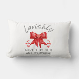 Cojín Lumbar Christian Valentine LAVISHLY LOVLY Coquette Bow