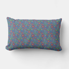 Cojín Lumbar Cielo Azul | Margaritas Acuarela Danarin