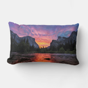 Cojín Lumbar Cielo vibrante   Valle Yosemite