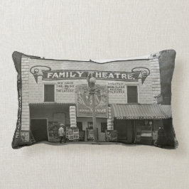 Cojín Lumbar Cine de la familia del cine del vintage