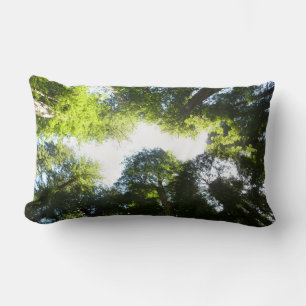 Cojín Lumbar Círculo de árboles secuoya en el Parque Nacional R