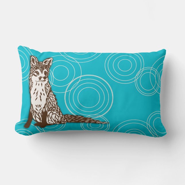 Cojín Lumbar Círculos astutos (Anverso)