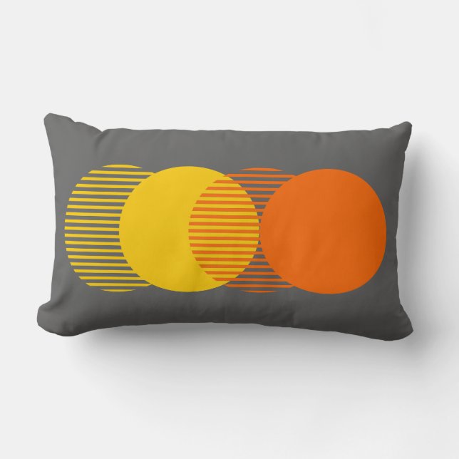 Cojín Lumbar Círculos - Minimalista (Anverso)