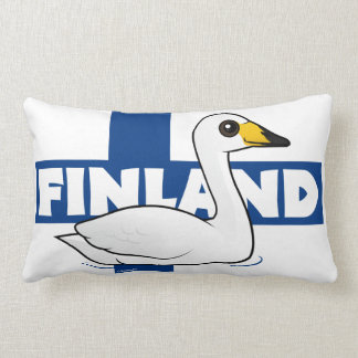 Cojín Lumbar Cisne de Whooper de Finlandia