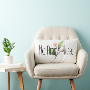 Cojín Lumbar Cita Divertida Sin Drama Por Favor Decoración Para