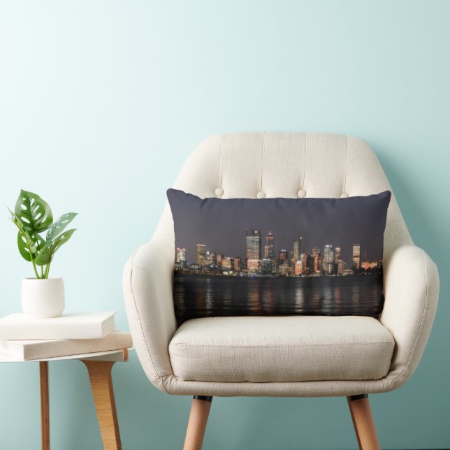 Cojín Lumbar City Night Lumbar Throw Pillow (Silla)