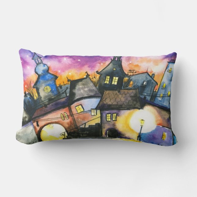 Cojín Lumbar Ciudad (Anverso)