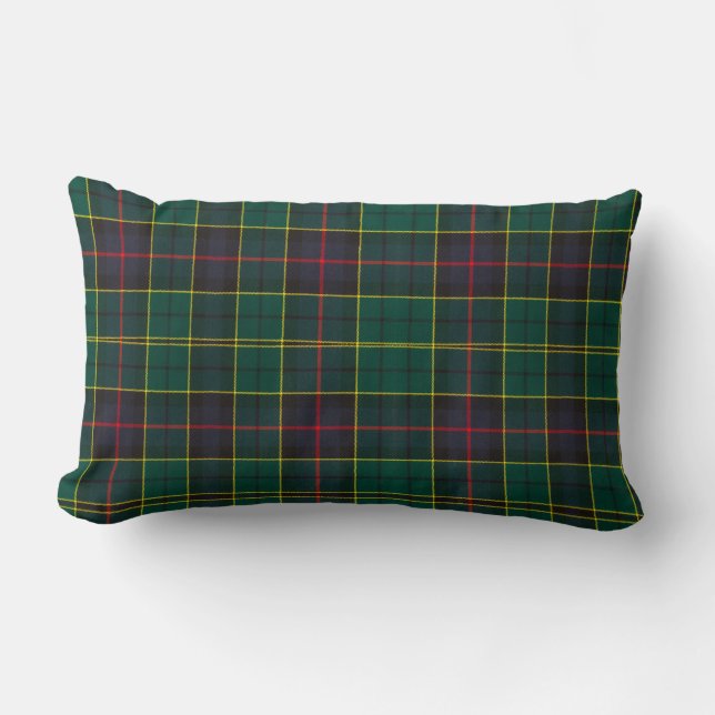 Cojín Lumbar Clan Forsyth Tartan Plaid (Anverso)