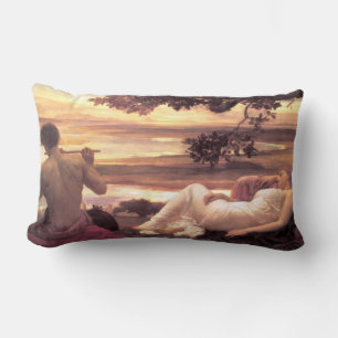 Cojín Lumbar Clásica Idyll (por Frederic Leighton)