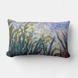 Cojín Lumbar Claude Monet - Irlandeses amarillos y morados