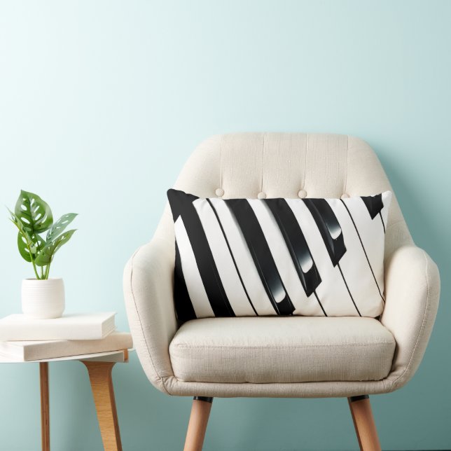 Cojín Lumbar Claves de piano (Silla)